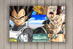 Cuadro Triptico Dragon Ball Goku Vegeta #6