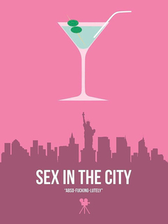 Cuadro Sex And The City Series Tv Mujer Ny Amigas #1