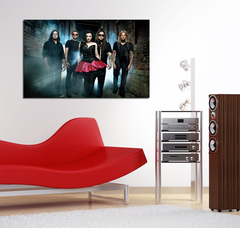 Cuadro Evanescence Amy Lee Nu Metal Gotico Rock