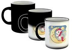 Taza Unicornio Parado Sobre La Luna en internet