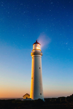 Cuadro Faro Torre Luz Costa Mar Paisaje Color #8