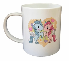 Taza Unicornios Parejas Corazon Love Amor - comprar online
