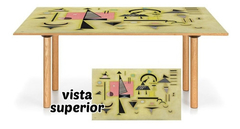 Vinilo Para Mesa Vasili Kandinski Arte Abstracto
