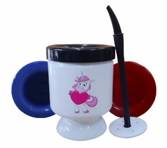 Mate Unicornio Corazon Con El Txt Q Quieras M2 - comprar online