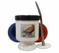 Mate Aguila Real Sobre Rama Dibujo