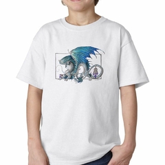 Remera Dragon Azul Atrapasueños Arte