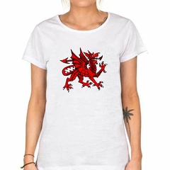 Remera Dragon Heraldico Rojo Salvaje en internet