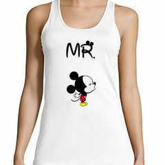 Musculosa Deportiva Mr Mrs Mickey Minnie M1