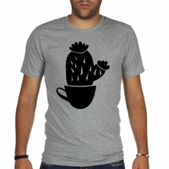 Remera Cactus En Una Taza Vector