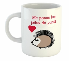 Taza Enamorados Besandose Amor Corazon