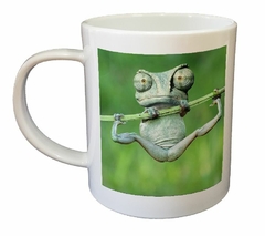 Taza Camaleon Bebe Gracioso Foto Lagart Reptil (Taza De Ceramica)