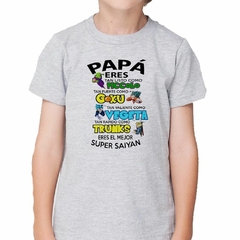 Remera Papa Eres Piccolo Goku Dia Del Padre - TiendaCubik