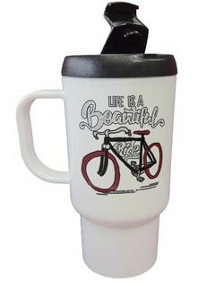 Jarro Termico Life Is A Beautiful Ride Bicicle