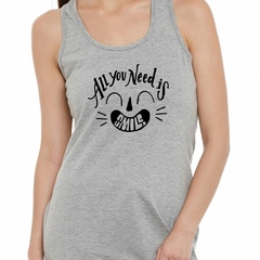 Musculosa Deportiva All You Need Is Smile M2