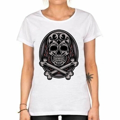 Imagen de Remera Calavera Con Huevos Skull Bones Art