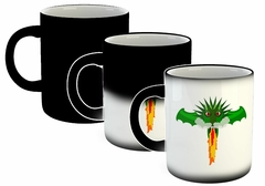 Taza Dragon Head Breathing Fire Fuego en internet