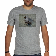 Remera Gaviota Dibujo Pintura Colores Watercolor - comprar online