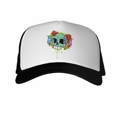 Gorra Calavera Con Peinado Y Helados Art - comprar online