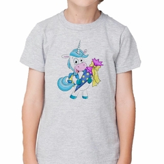 Remera Unicornio Hombre Con Un Ramo - comprar online