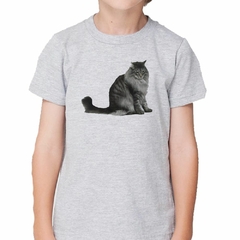 Remera Gato Siberiano Sentado - comprar online