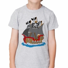 Remera Ship By Kids Buque Pirata #1