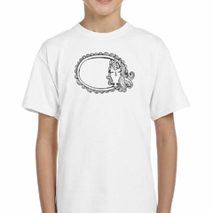Remera Unicornio Dibujo Lineas Con Tu Texto - tienda online