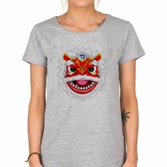 Remera Leon Chino Dibujo Cultura