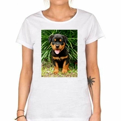 Remera Rottweiler Bebe Sacando Lengua