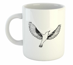 Taza Ave Volando Dibujo Art M2