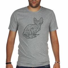 Remera Gato Sphynx Vector - TiendaCubik