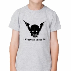 Remera Winged Skull Mascara Casco Guerrero - TiendaCubik