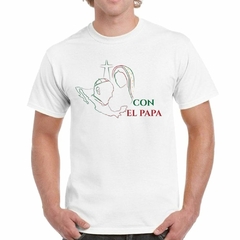 Remera Papa Francisco Con El Papa Religion Catol - comprar online