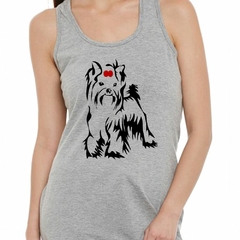 Musculosa Deportiva Perro Yorkshire Vector M1