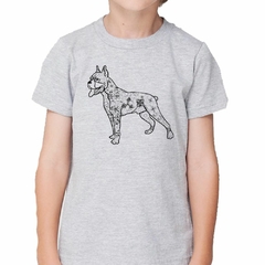 Imagen de Remera Perro Boxer Dibujo Lineas M2