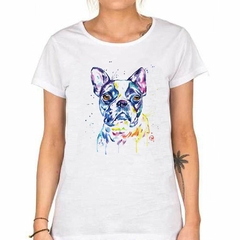 Imagen de Remera Bulldog Art Watercolor M3