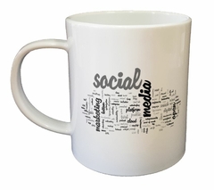 Taza Media Social Abierto Open Cerrado - comprar online