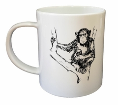 Taza Chimpance En Arbol Vector - comprar online