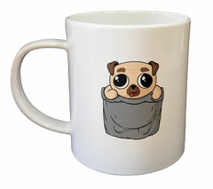 Taza Pug Chiquito En El Bolsillo - comprar online