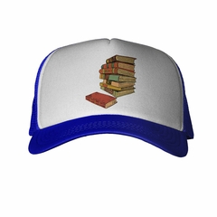 Gorra Libros Apilados Estudio Conocimiento