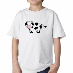 Remera Vaca Infantil Dibujo M1