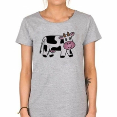 Remera Vaca Infantil Dibujo M2 - comprar online