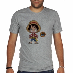 Remera One Piece Anime Sombrero Manos en internet