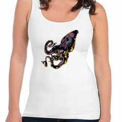 Musculosa Deportiva Pulpo Violeta Animal Agua