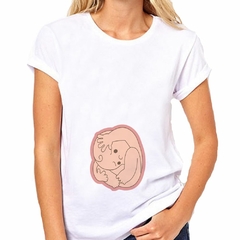 Remera Bebe Apretado Dentro De La Panza - comprar online