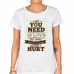 Remera All You Need Is Love And Chocolate