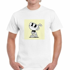 Remera Cuphead Manos Mirada Tierna