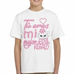 Remera Tu Eres Mi Mejor Regalo Gato - comprar online