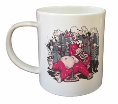 Taza Gorilla Acostado Sobre La Ciudad Destr - comprar online