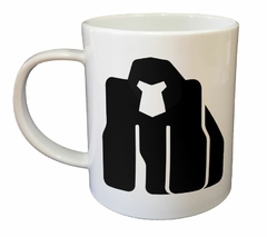 Taza Gorila Mono Silueta Gorilla Primate - comprar online