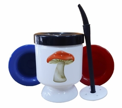 Mate Mushrooms Alice And Wonderland Hongo